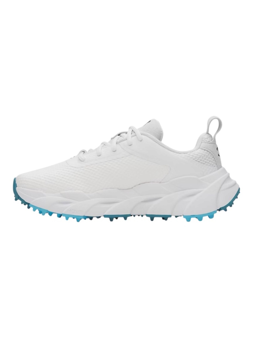 NWB-UNDER ARMOUR HALO HYBRID SPIKELESS GOLF/ WOMEN'S SHOES/ WHITE-WHITE/ SIZE 8 - Picture 4 of 9